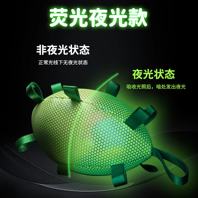 Pet dog resistant to grinding teeth to relieve boredom luminous reflective football toy interactive to relieve boredom throwing pet ball wholesale